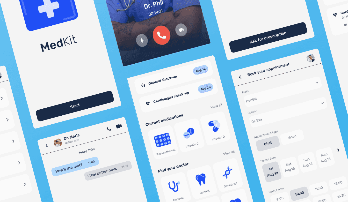 medical app design summary