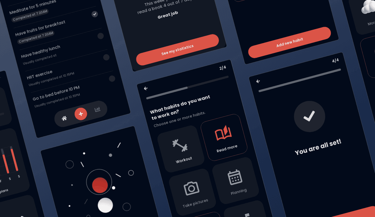 mobile habit app design summary