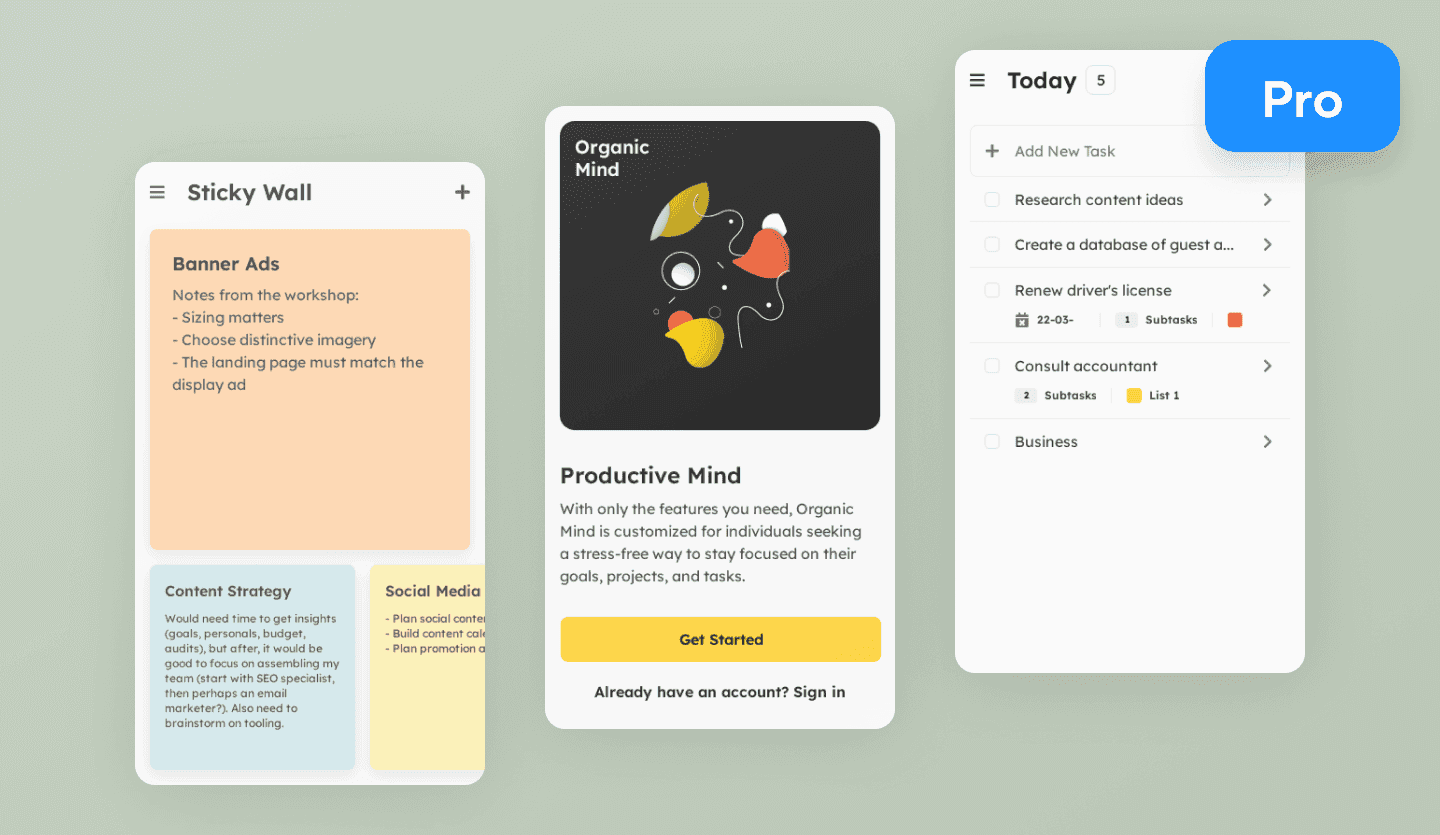 to do app design overview